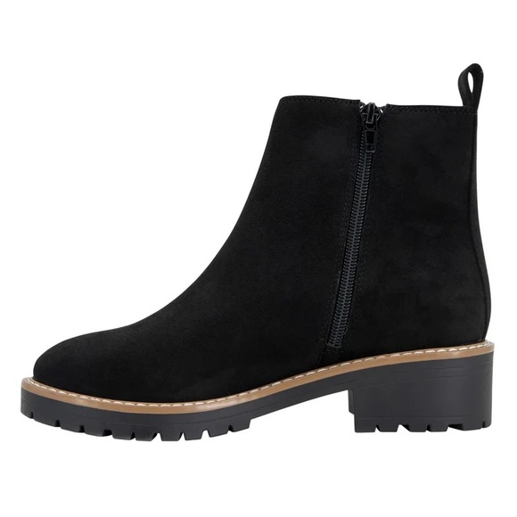 KENSIE Women Kayla Suede Boot In Black - Picture 3 of 4